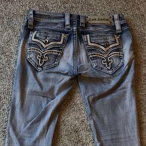 ❗️PRICE FIRM❗️Light Wash Rock Revivals